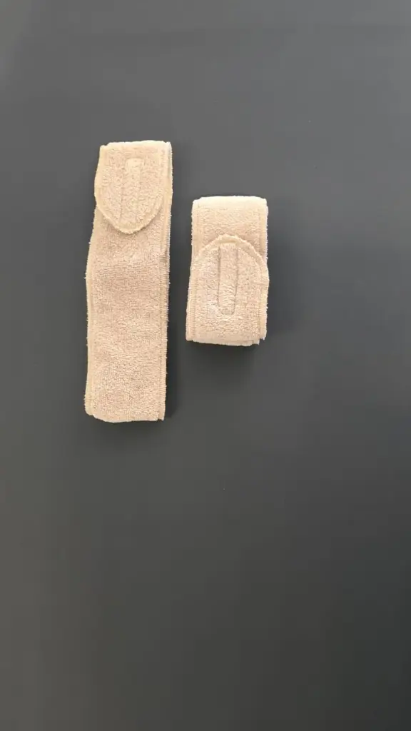 [6154328920930] Bandeau hoofd bandage Premium voor schoonheidssalons (antraciet)