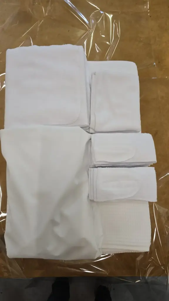 Compleet Headspa-textiel pakket Premium (kniekussen, antraciet)