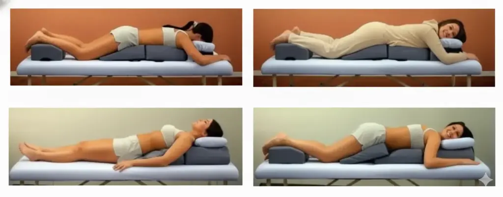 [6154328970980] BodyCushion hoezen set's Splitleg en Singleleg (Bodycushionhoezen 4 delig, antraciet)