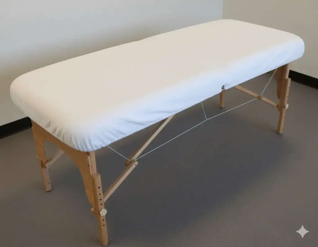 OliebestendigePU (Polyurethaan) hoes voor massagetafel Ideaal voor Lomi Lomi & Ayurveda