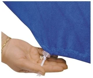 [6153700221238] Hoeslaken Badstof Ovaal (antraciet)